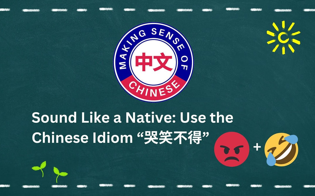 Sound Like a Native: Use the Chinese Idiom “哭笑不得”
